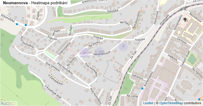 Neumannova - mapa podnikání