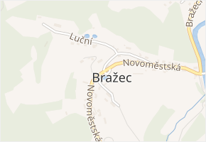 Novoměstská v obci Náchod - mapa ulice
