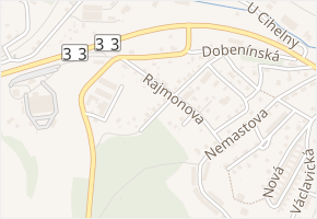 Pod Brankou v obci Náchod - mapa ulice