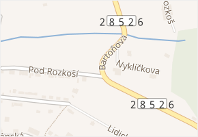 Pod Rozkoší v obci Náchod - mapa ulice