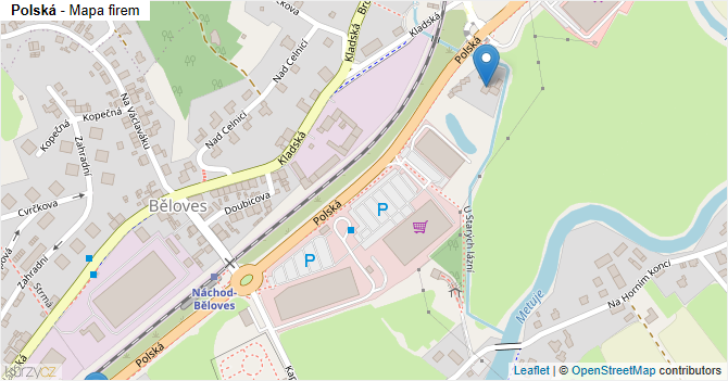 Polská - mapa firem