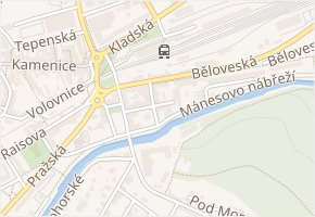 Prokopa Velikého v obci Náchod - mapa ulice