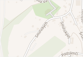 Smiřických v obci Náchod - mapa ulice