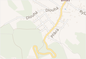 Tichá v obci Náchod - mapa ulice