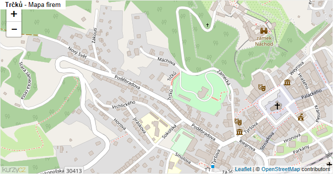 Trčků - mapa firem