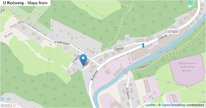 U Kočovny - mapa firem