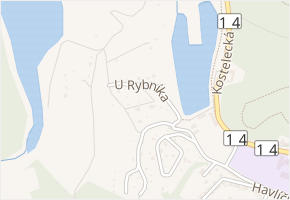U Koupaliště v obci Náchod - mapa ulice
