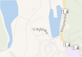 U Rybníka v obci Náchod - mapa ulice