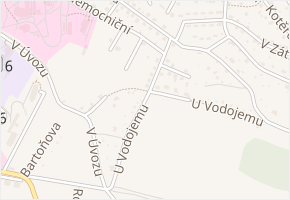 U Vodojemu v obci Náchod - mapa ulice