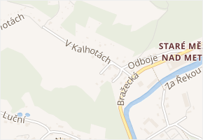 V Kapse v obci Náchod - mapa ulice