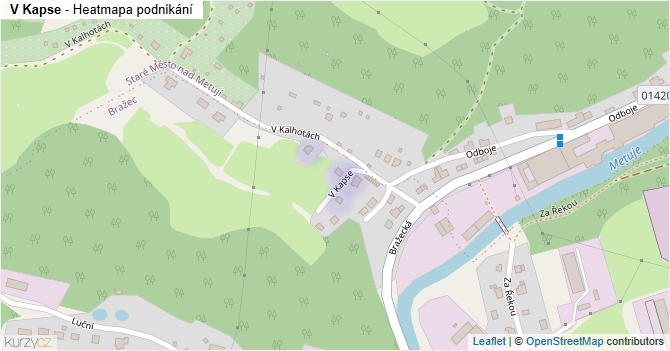 V Kapse - mapa podnikání