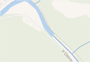 V Ostrovech v obci Náchod - mapa ulice