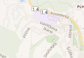 Volného v obci Náchod - mapa ulice