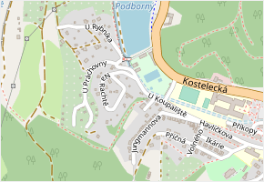 Za Koupalištěm v obci Náchod - mapa ulice