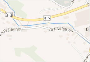 Za Přádelnou v obci Náchod - mapa ulice