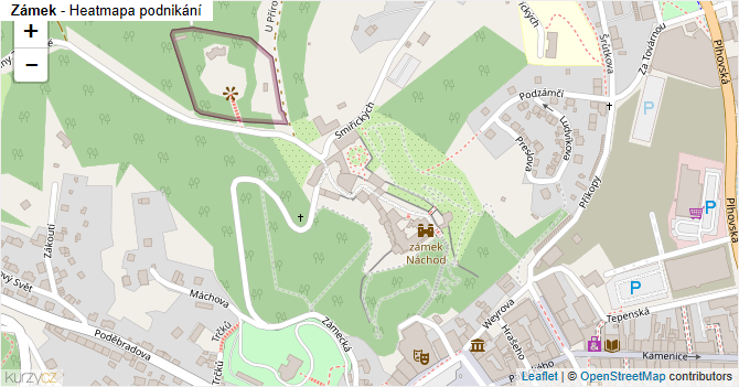 Zámek - mapa podnikání