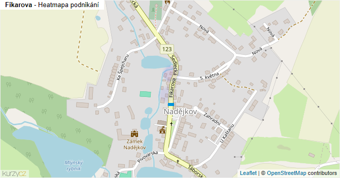 Fikarova - mapa podnikání