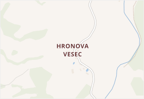 Hronova Vesec v obci Nadějkov - mapa části obce