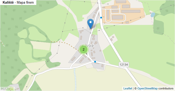 Kaliště - mapa firem
