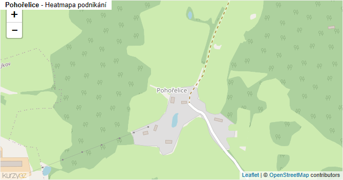 Pohořelice - mapa podnikání