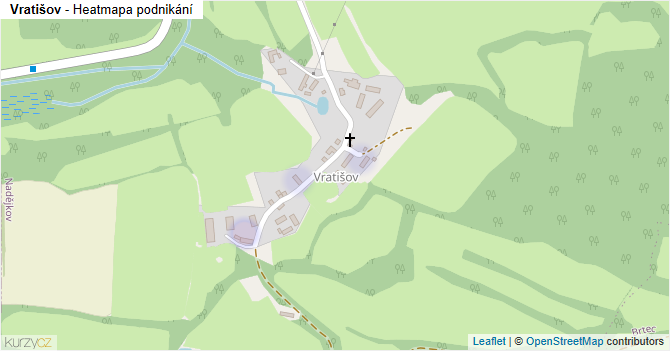Vratišov - mapa podnikání