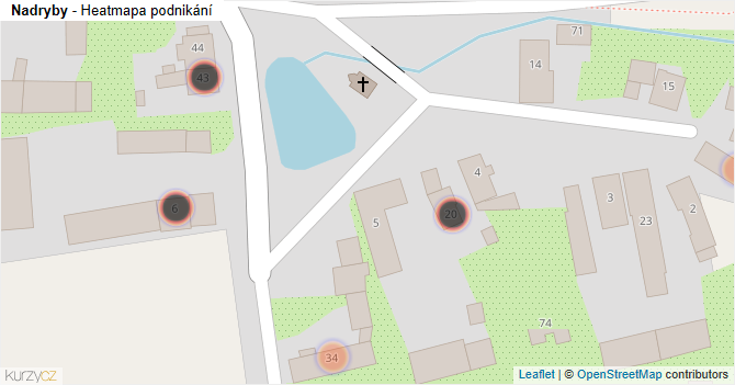 Nadryby - mapa podnikání