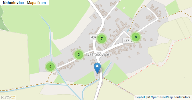Nahošovice - mapa firem