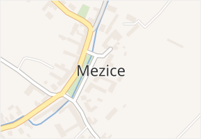 Mezice v obci Náklo - mapa části obce