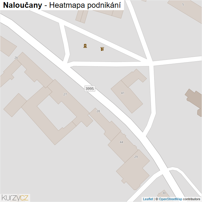 Mapa Naloučany - Firmy v obci.