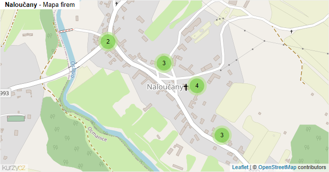 Naloučany - mapa firem