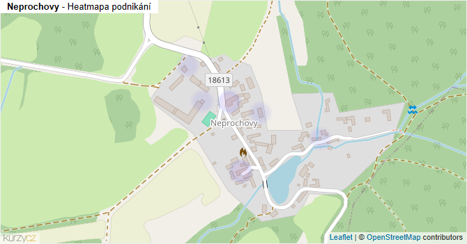 Neprochovy - mapa podnikání