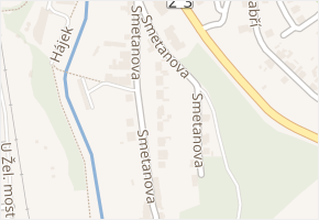 Smetanova v obci Náměšť nad Oslavou - mapa ulice