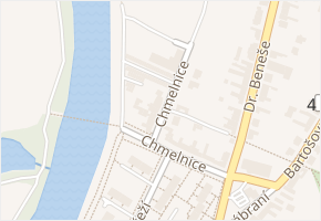 Chmelnice v obci Napajedla - mapa ulice