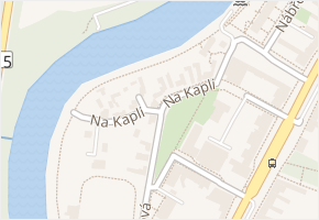 Na Kapli v obci Napajedla - mapa ulice