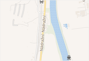 Nádražní v obci Napajedla - mapa ulice