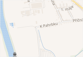 Pahrbek v obci Napajedla - mapa ulice
