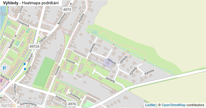 Výhledy - mapa podnikání