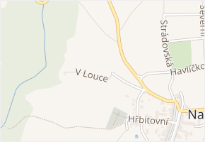 V Louce v obci Nasavrky - mapa ulice