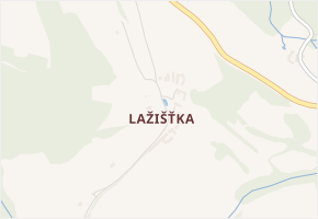Lažišťka v obci Nebahovy - mapa části obce
