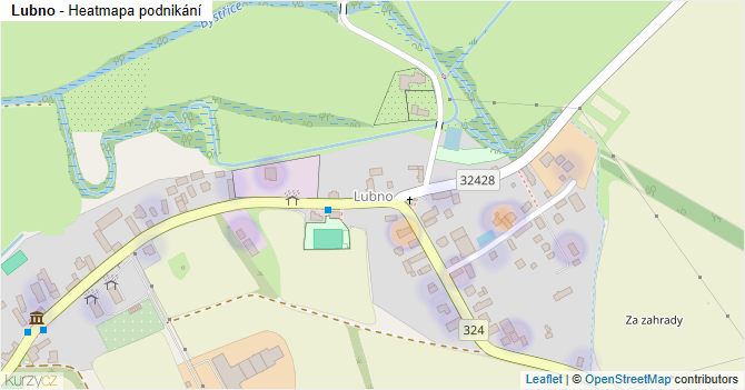 Lubno - mapa podnikání
