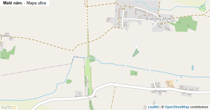 Malé nám. - mapa ulice