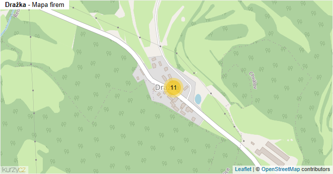 Dražka - mapa firem