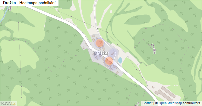 Dražka - mapa podnikání
