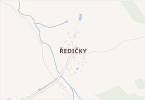 Ředičky v obci Nechvalice - mapa části obce