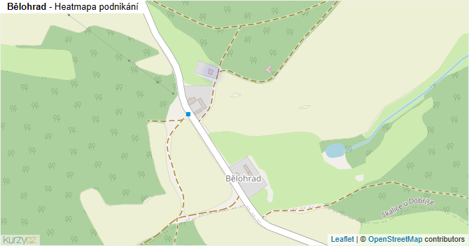 Bělohrad - mapa podnikání