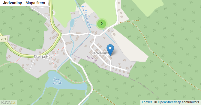 Jedvaniny - mapa firem