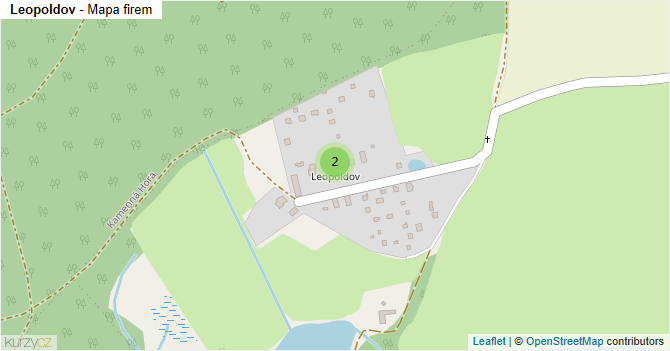 Leopoldov - mapa firem