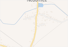 U Školy v obci Nedomice - mapa ulice