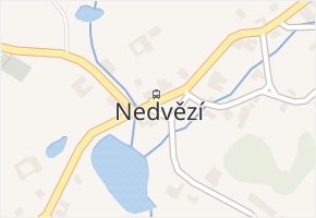 Nedvězí v obci Nedvězí - mapa části obce