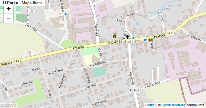 U Parku - mapa firem